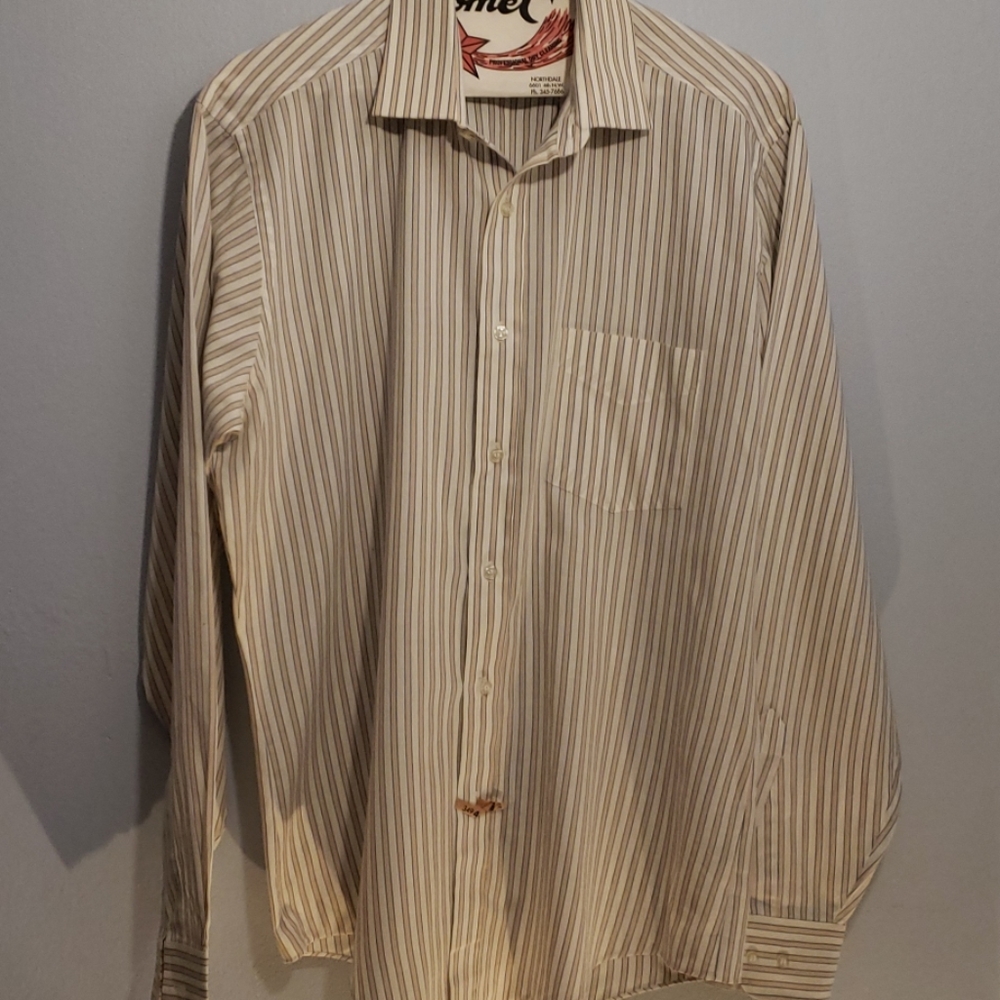 Young Men's  long sleeve button down shirt